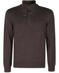 Fay - Maglia Gancio Rollkragenpullover - Lyst