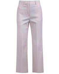 Ottod'Ame - Straight Trousers - Lyst