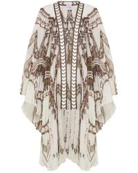 CAMILLA - Overhemden ,Wit ,Polyester Pleated Layer Goddess Energy - Lyst