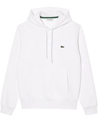Lacoste - Klassiker fit Hoody Herrenhemd weiß - Lyst