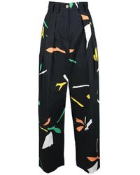 Alysi - Pantaloni casual in cotone - Lyst