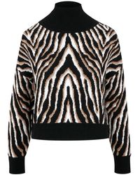 Erika Cavallini Semi Couture - Truien & Vesten ,Zwart ,Coltrui - Lyst