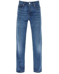 Ami Paris - Locker geschnittene jeans mit geradem schnitt - Lyst