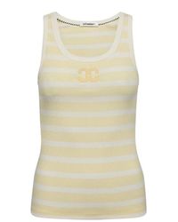 co'couture - Tops ,Geel ,Sleeveless Top - Lyst
