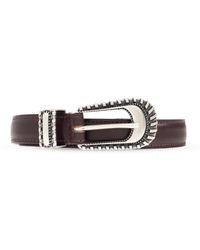 IRO - Leder Gürtel Bauch Flach - Lyst