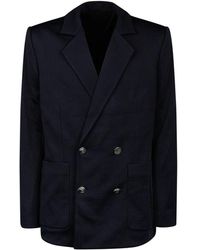 Balmain - Casual Mini Monogram Blazer - Lyst