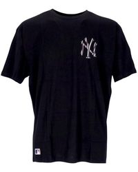 KTZ - Tops ,Zwart ,Katoen Mlb Achterlichaam Print Oversize Tee - Lyst