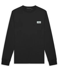 Aspact - Tops ,Zwart ,Element Ls Tee - Lyst