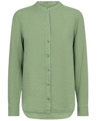 Mos Mosh - Overhemden ,Groen ,Shirts - Lyst