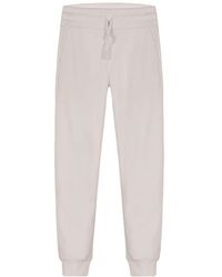 Colmar - Pantalones De Terciopelo Crema Con Estampado De Purpurina, Mujer, Talla - Lyst