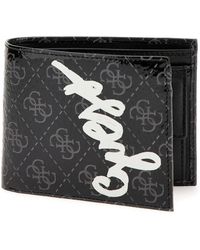 Guess - Accessoires ,Zwart ,Leer Wallet - Lyst
