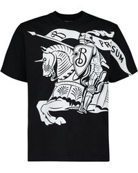 Burberry - Magliette polo nera aw24 - Lyst