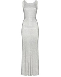 TWENTYFOUR - Kleedjes ,Grijs ,Helios Maxi Jurk - Lyst