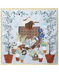 Fendi - Silky Scarves - Lyst