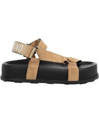 Moschino - Schoenen ,Suède Verstelbare Sandalen - Lyst