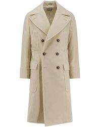 Brunello Cucinelli - Luxe Cashmere Double-Breasted Jassen - Lyst