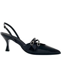 Alohas - Joelle onix schwarze lederpumps - Lyst