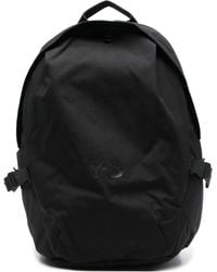 Y-3 - Schwarzer Rucksack Mit Verstellbaren Riemen - Lyst