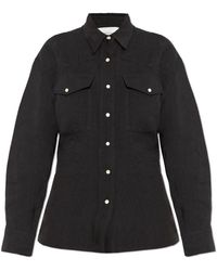 Studio Nicholson - Overhemden ,Bruin ,Leer Krauss Shirt - Lyst