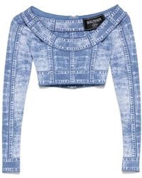 Balmain - Long Sleeve Tops - Lyst
