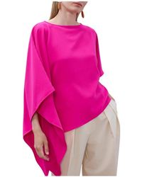 Lola Casademunt - Cape Bluse Mit Überschnittenen Ärmeln - Lyst