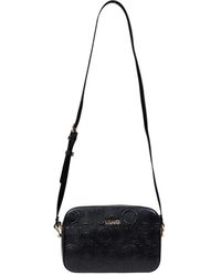 Liu Jo - Schwarze Umhängetasche Mit Reißverschluss Und Taschen - Lyst
