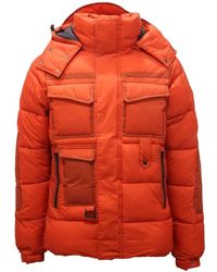 Save The Duck - Jassen ,Oranje ,Nylon Arctic Egon Nylonjas Met Afneembare Capuchon - Lyst