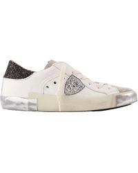 Philippe Model - Schoenen ,Wit ,Leer Prsx Lage Sneakers - Lyst