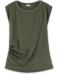 Oltre - Sleeveless Tops - Lyst