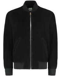 Paul Smith - Wildlederjacke Mit Elastischem Saum - Lyst