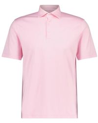 Fedeli - Tops ,Roze ,Katoen Katoenen Polo Shirt - Lyst