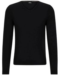 BOSS - Melba V-Ausschnitt Pullover - Lyst