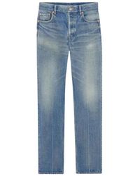 Saint Laurent - Straight Fit Jeans - Lyst
