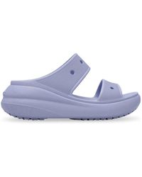 Crocs™ - Schoenen ,Paars ,Paarse Classic Crush Sandalen - Lyst
