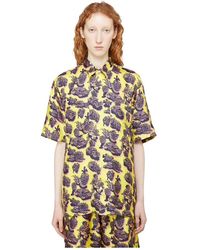 Stella McCartney - Zijden Shirt Met Grafische Print - Lyst