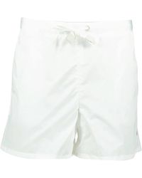 Moncler - Shorts in nylon con coulisse colori solidi - Lyst