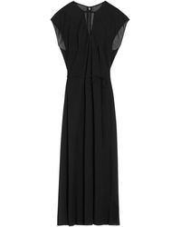 Calvin Klein - Langes Damenkleid Eleganter Stil - Lyst
