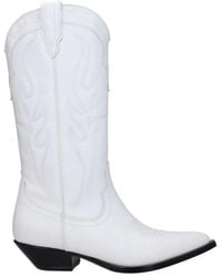 Sonora Boots - Vintage Leder Stiefeletten Mit Mittelhohem Absatz - Lyst