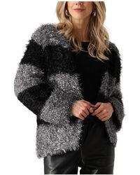 Nukus - Truien & Vesten ,Grijs ,Haily Cardigan Lurex - Lyst