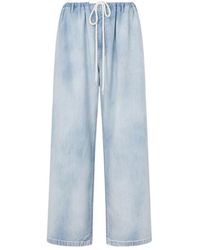 Moschino - Lichtgewicht Katoenen Denim Broek - Lyst