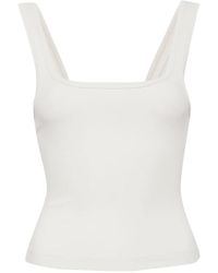 Entire studios - Tops ,Rice Square Neck Tank Top - Lyst