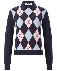 MSGM - Trui Met Ronde Hals - Lyst