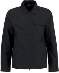 Barbour - Jassen ,Zwart ,Polyester Warren Overshirt - Lyst