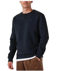 G-Star - Blaue Pullover Premium Core R Stil - Lyst