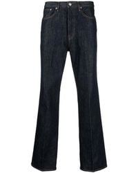 AURALEE - Indigo blaue baumwolljeans - Lyst