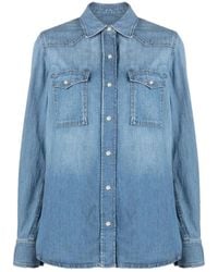 7 For All Mankind - Blouses & shirts > denim shirts - Lyst