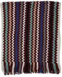 Missoni - Accessoires ,Veelkleurig ,Katoen Sjaal Met Zig-Zag Motieven - Lyst