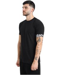 DSquared² - Zwarte Korte Mouw T-Shirt Streetwear Stijl - Lyst