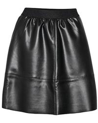 Kaffe - Rokken ,Zwart ,Polyester Zwarte Kamikka Rok - Lyst