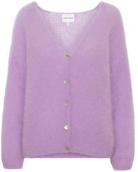American Dreams - Truien & Vesten ,Paars ,Wol Cornelia Cardigan - Lyst